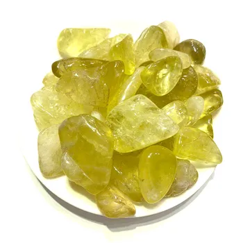 

100g Natural Yellow Crystal Gravel Raw topaz stone DIY Home Decoration Decor Mineral Natural Crystal Quartz Healing Reiki Stone