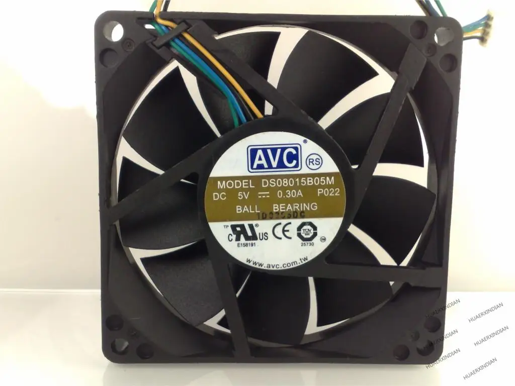 

Original NEW DS08015B05M 5V 0.30A 8CM 8015 4wire PWM Motor protection cooling Fan high quality
