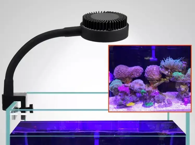 Zetlight Led Lámpa M1 Led Teljes Spektrumú Nano Kicsi Akvárium Haltartály Tengervíz Sósvízi Tengeri Korallzátony Led És Növényi Fény