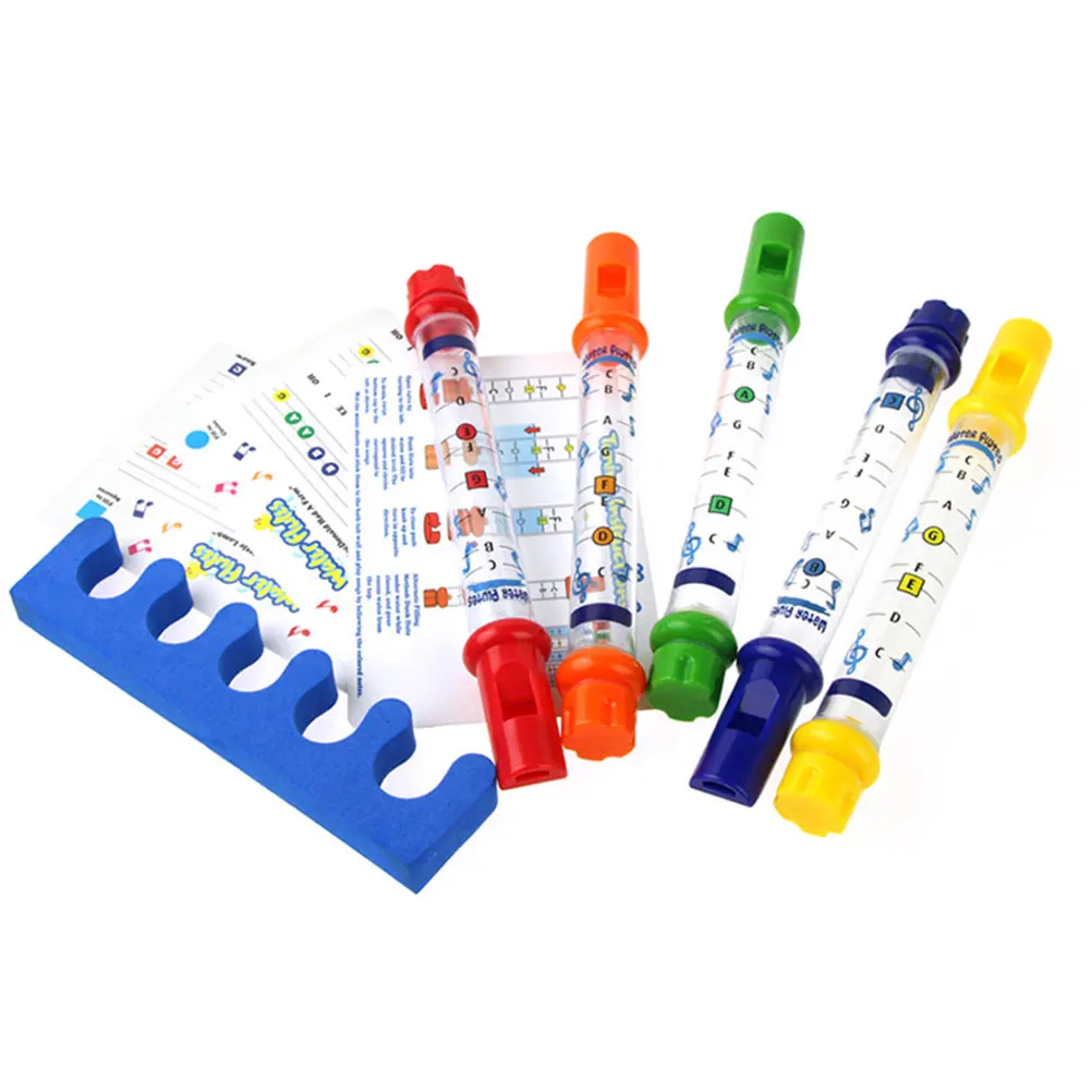 Купальный душ музыкальный бассейн Дети Раннее образование подарок дома пластиковые летние портативные игрушки флейта