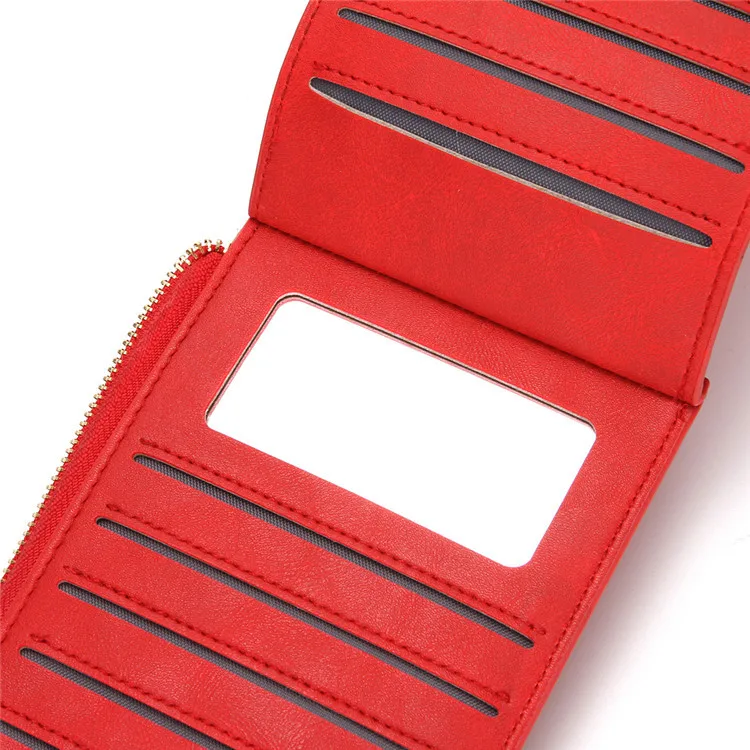 Кошелек на молнии RFID для кредитных карт, Женский минималистичный тонкий кошелек kaartouder, новинка, визитница, держатель для наличных карт, кошелек