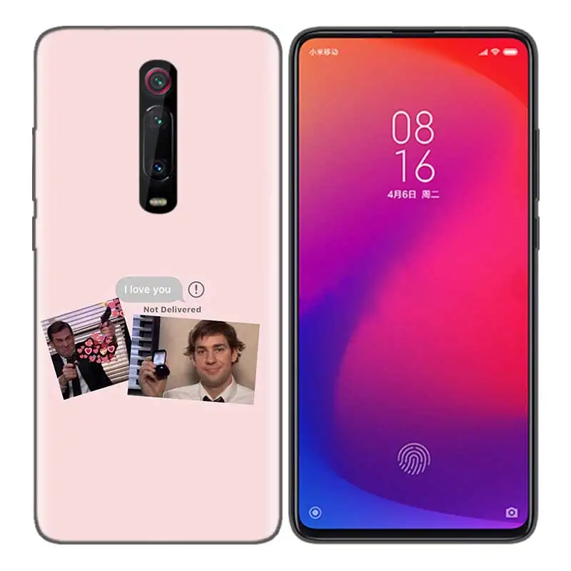 Черный мягкий силиконовый чехол-сумка для Xiaomi mi 9T CC9 Red mi 4 4X5 6 6A 7 7A Note Plus K20 Pro F1 Tampa Fall The Office Funny