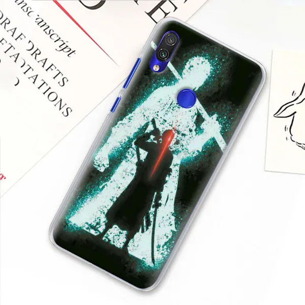 Цельный чехол Roronoa Zoro для Xiaomi mi A3 A1 A2 8 Lite 9T CC9E Play Red mi K20 Pro 7A Note 7 7S жесткий прозрачный чехол - Цвет: 01