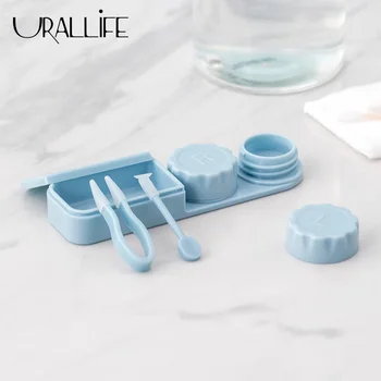 

Urallife Portable Pocket Contact Lens Companion Box Safe And Sterile Compartment Contact Lens Case Contact Lens Companion Box