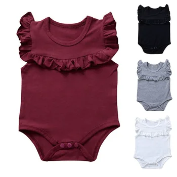 

Baby Boys Girls Bodysuits Infant Newborn Sleeveless Vest Jumpsuits Cotton Clothes One-pieces Outfits Baby Casual Body Suit