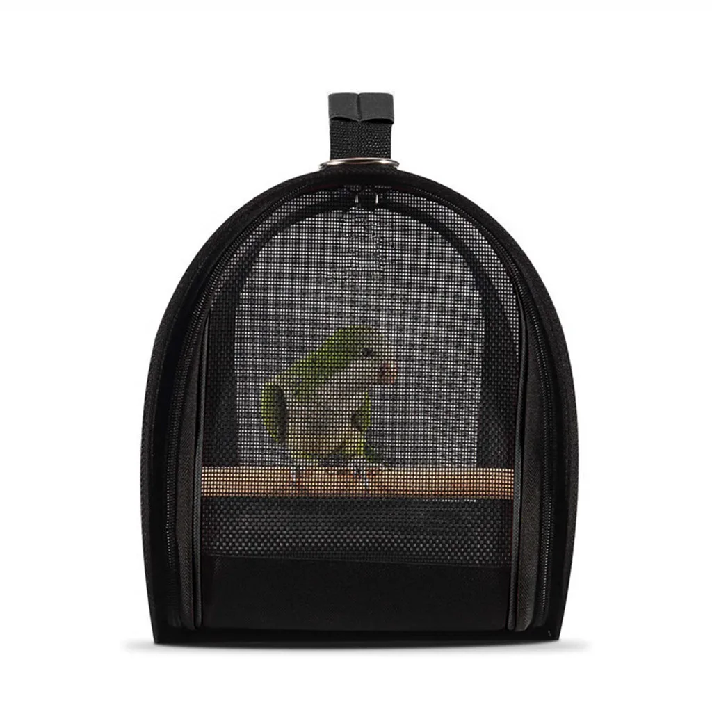 Переноска для птиц Клетка для путешествий дышащая прозрачная легкая ПВХ прозрачная дышащая сумка для попугая переноска для птиц
