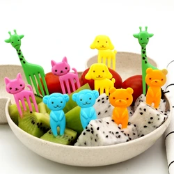 10 unids/set niños tenedor bonito cubiertos de comida de bebé alimentación vajilla niño vajilla portátil utensilio infantil niños de alimentos