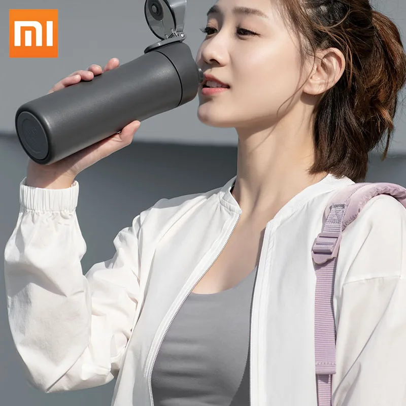 

Xiaomi Mijia Fun Home Stainless Steel Vacuum 24 Hours Flask Water Smart Bottle Thermos Keep Cold Outdoor Sports