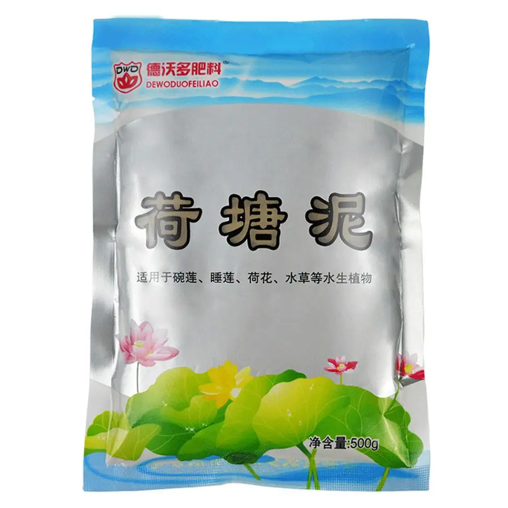 500g Natural Lotus Pond Mud Water Lily Planting Silt Garden Fertile Bonsai Flower Nutrient Soil For Aquatic Plant Cultivation | Дом и сад
