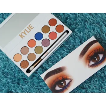

Palette of shadows with mirror Kylie the Royal Peach Palette 12 shades