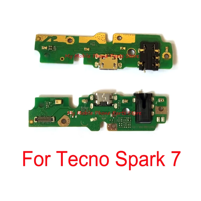 

USB Charging Port Dock Connector Board Flex Cable For Tecno Spark 7 Spark7 Charge Charger Port Replacement Repair Parts