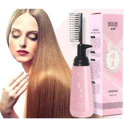 Cabelo alisamento creme nutritivo rápido alisamento colágeno alisamento creme de cabelo para mulher queratina tratamento do cabelo endireitar