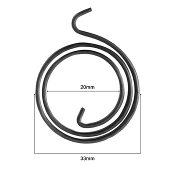 10pcs Replacement Spring for Door knob Handle Lever Latch Internal Coil Repair spindle lock torsion spring flat section wire 6