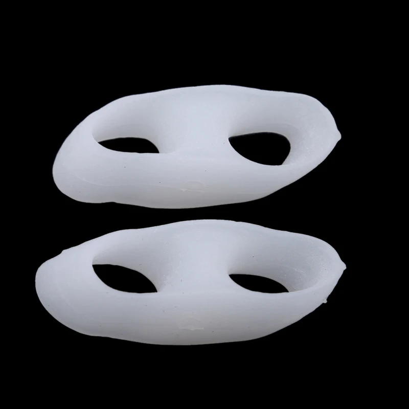 1pair Silicone Gel Toe Separator Toe Finger Separator Feet Care Braces Supports Tools Pinky Guard Foot Hallux Valgus