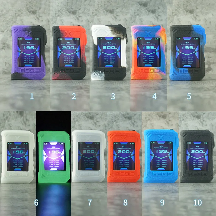 Защитный силиконовый чехол кожного покрова рукава Защитная обертка для Geekvape Aegis X