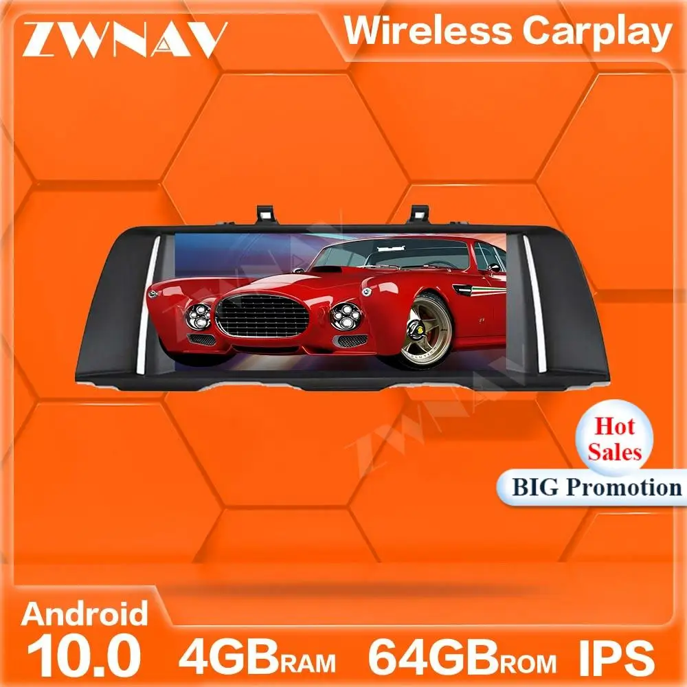 Автомобильный мультимедийный плеер с 4 Гб + 64 экраном Android 10 0 для BMW X3 F25 X4 F26 2014-2017 GPS