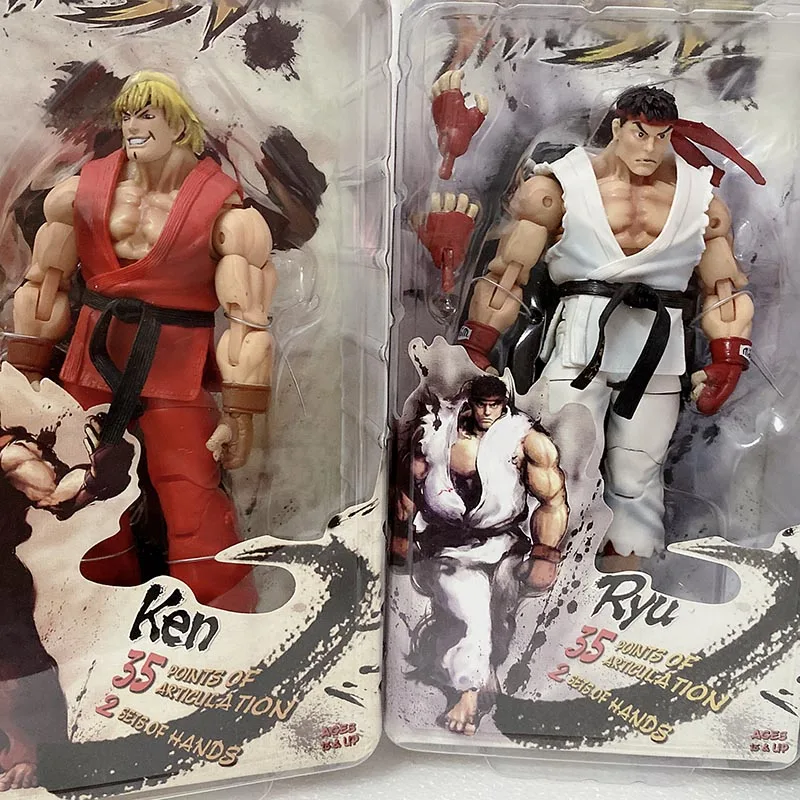 NECA Ken Guile Hoshi Ryu Akuma Gouki ПВХ фигурка модель игрушка кукла подарок