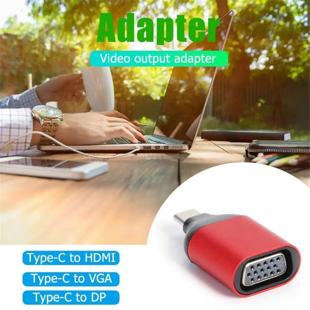 Адаптер Usb C для ноутбука видео конвертер проектор поддержка 4k алюминиевый сплав