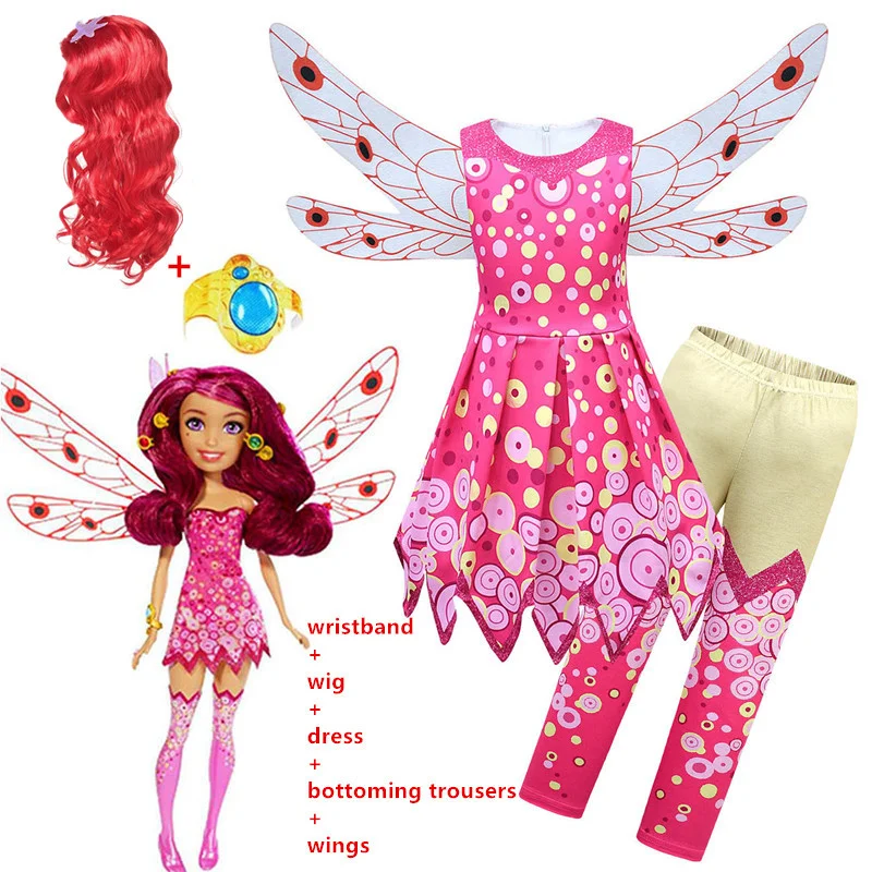 Girls Mia and Me Clothing Set Mia Cosplay Costume Children Birthday Party Carnival Clothes Halloween Costumes for Kids cosplay costume kids girls dress halloween dress outfit