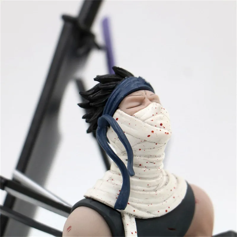 Аниме Наруто Momochi Zabuza Ghost Cut Broadsword Tears Ending Ver. ПВХ фигурка Какаши боец Коллекция Модель подарок 19 см