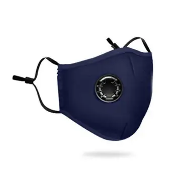 

Mask With Valve Anti-fog Thick Fog Mist PM2.5 Breathable PM2.5 Filter Mouth Mask Reusable For Man's Protective Mask Health Care