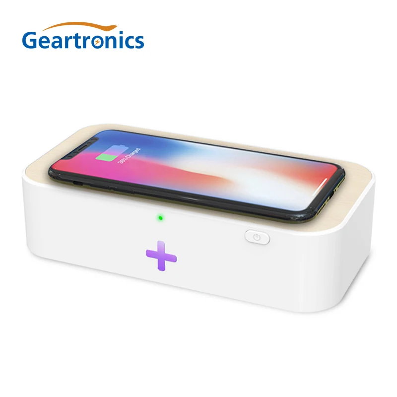 

Car UV Sterilizer 15W Wireless Fast Charging 2-in-1 Cleaning Box Ultraviolet Sterilizer Cleaner Disinfect for Phone Mask Key