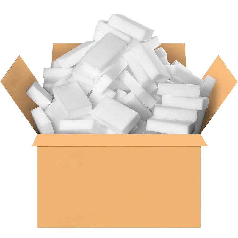 

50 Pack Extra Thick Magic Cleaning Pads - Eraser Sponge for All Just Add Water to Erase All Dirt - Melamine - Universal Cleaner