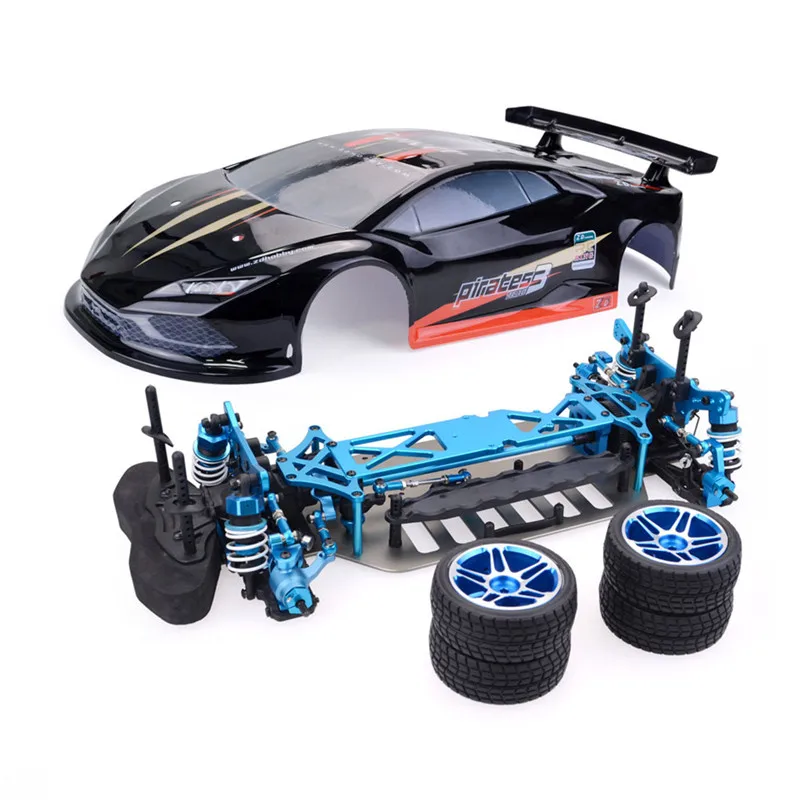 ZD комплект гоночных пиратс3 TC-10 1/10 4WD RC Car Tourning Vehicles комплект рамы из алюминиевого сплава без электронных деталей