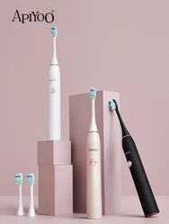Apiyoo P7 Rechargeable Electric Toothbrush Sonic Toothbrush 5 Mode Adult Timer IPX7 Waterproof Automatic Ultrasonic Brush Apiyoo P7 Rechargeable Electric Toothbrush Sonic Toothbrush 5 Mode Adult Timer IPX7 Waterproof Automatic Ultrasonic Brush