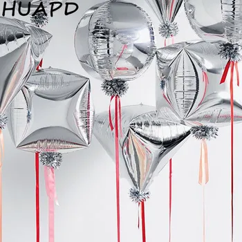 

20pcs 24inch Rose Gold 4D Diamond Cube Shaped aluminum balloons multicolor air globos Wedding Birthday Party New Year Decoration