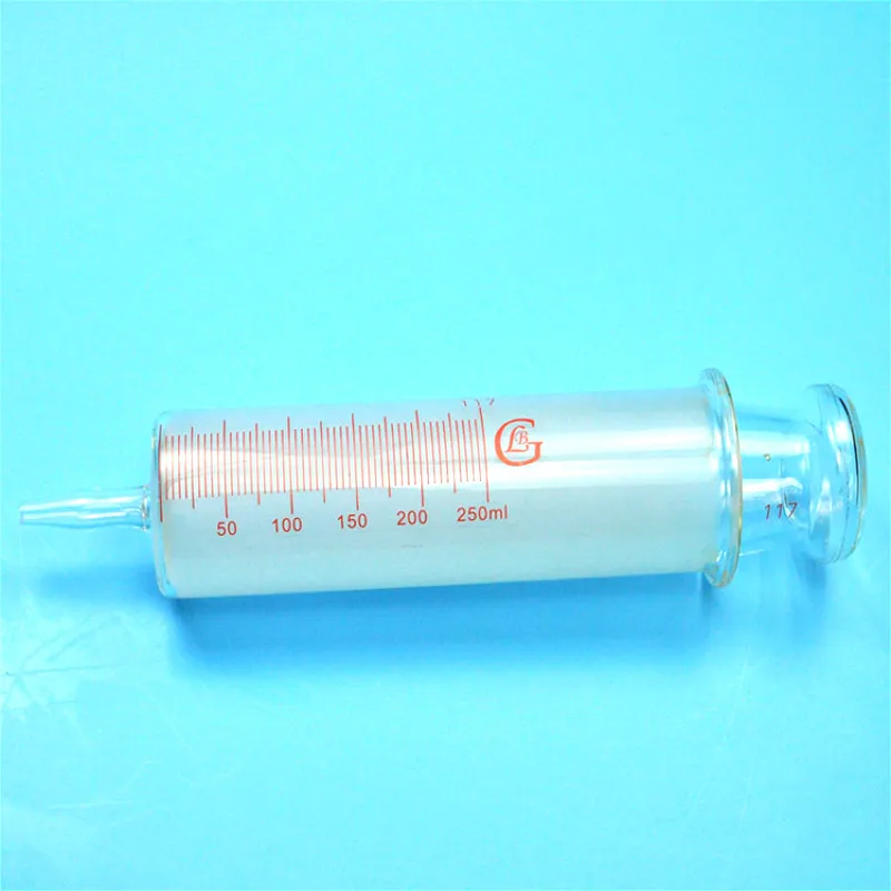 Стекло шприцы клизма колбасы устройства большой Калибр экстрактор для образцов