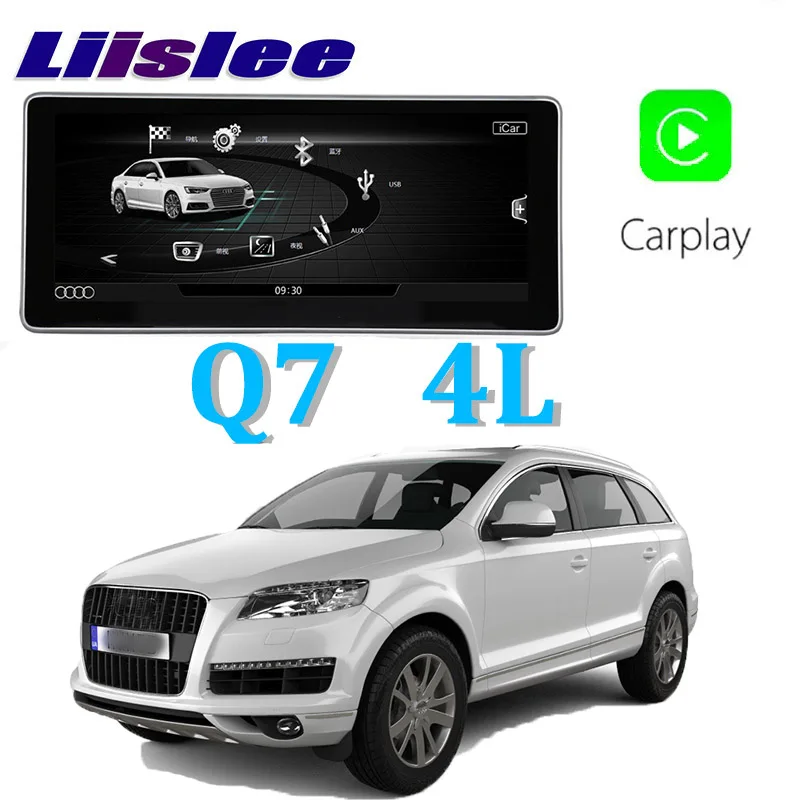 

Liislee автомобильный мультимедийный плеер NAVI 10,25 дюймовый экран для Audi Q7 4L 2007 ~ 2015 автомобильный MMI 2G 3G Радио Стерео CarPlay GPS навигация