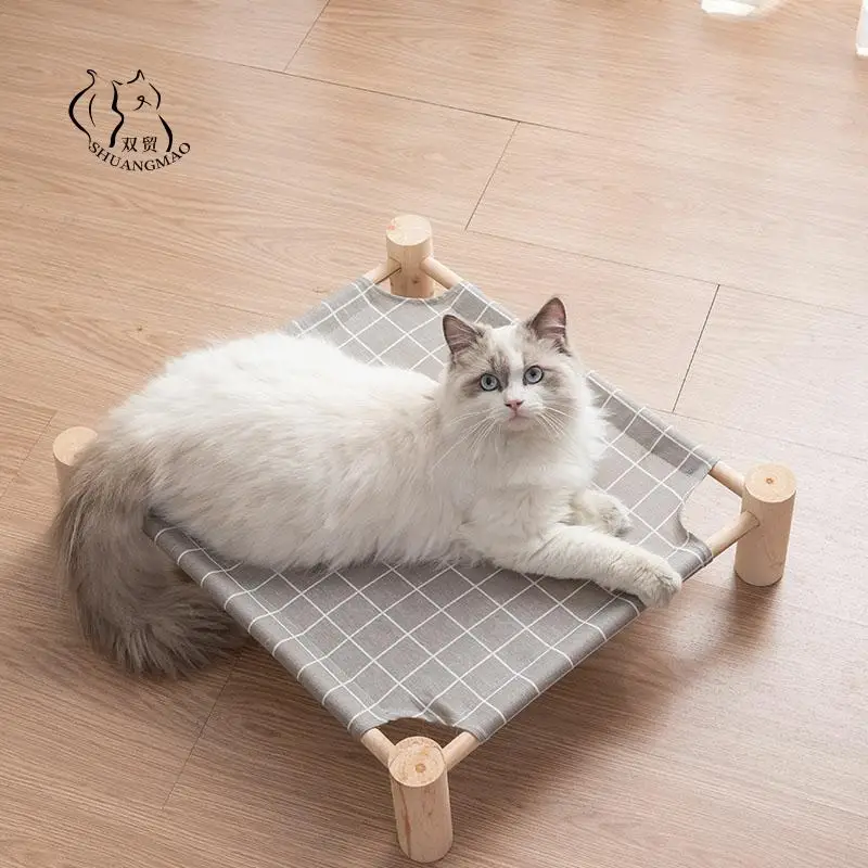 Деревянная подставка для домашних животных гамак кошек окна 17 5 КГ летние кровати