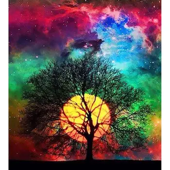 

40*50cm Fantasy sky scenery Sea DIY Painting By Numbers Seascape Handpainted Oil Painting Home Wall Artwork For Living Room