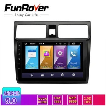 

Funrover 10.1" 2.5D+IPS Android9.0 Car DVD GPS For Suzuki Swift 2004 2005 2006 2007 2008-2010 Car Radio Stereo Navigation RDS BT