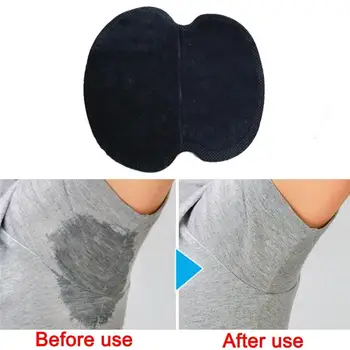 

10PCS Disposable Underarm Shirt Antiperspirant Protection From Pads Black Sweat Pad Armpit Deodorant Absorbent Colors Q1S9