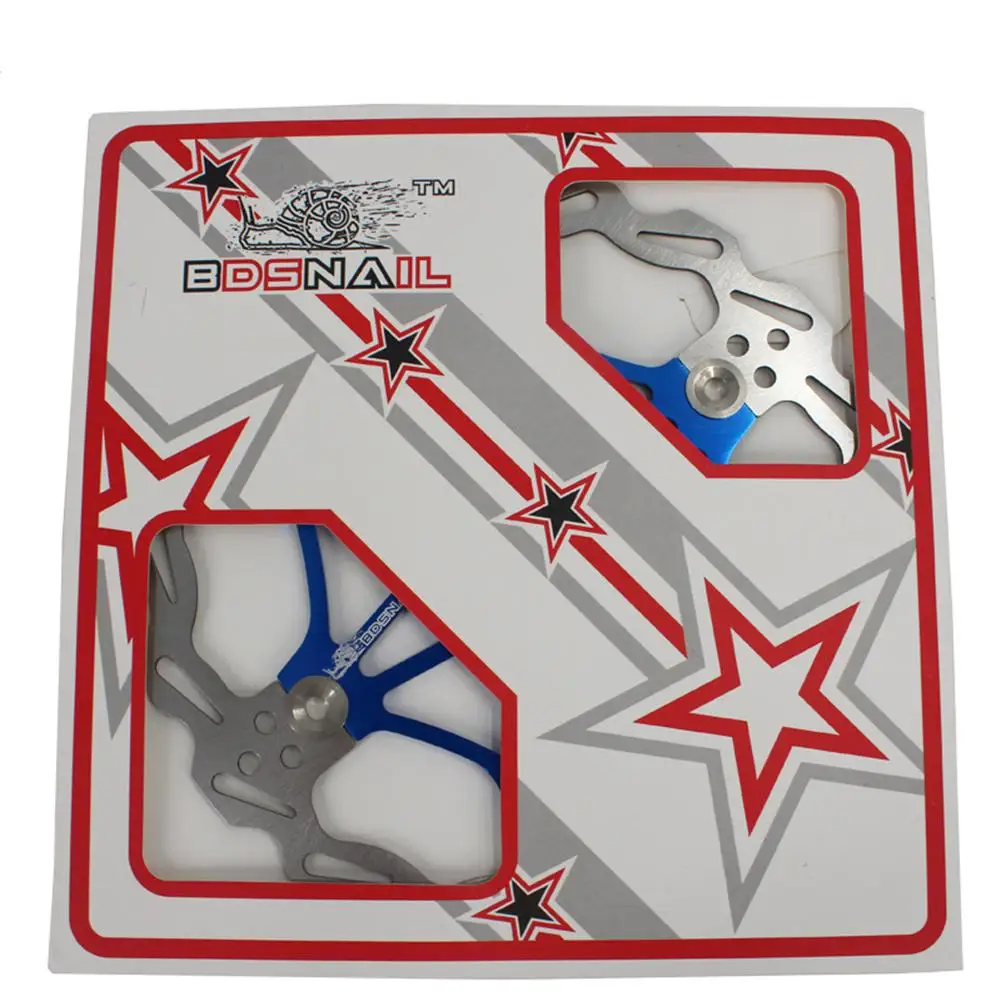 Blue 203MM boxed HobbyLane роторы для горных велосипедов плавающий диск 160 мм/180 мм/203 мм с винтами велосипедный тормоз роторов поплавок плавающий дорожный велосипед - Цвет: Blue 203MM boxed