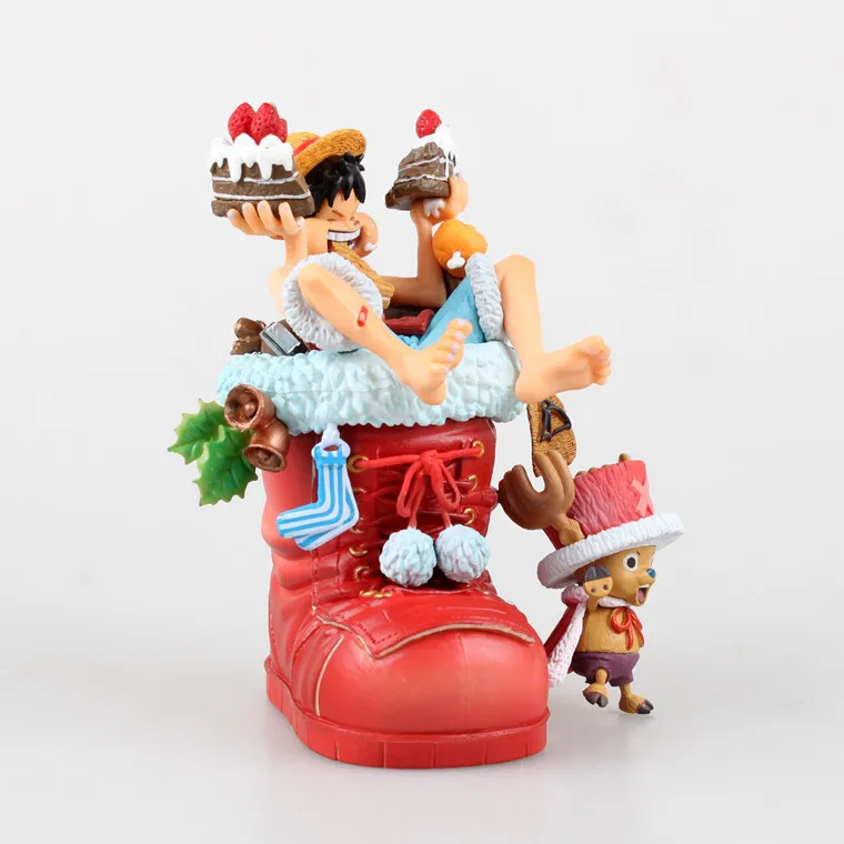 

One Piece MH Desktop Series Christmas Boots Luffy Gismo Christmas Edition/Ordinary Version Two-Selectable Garage Kit