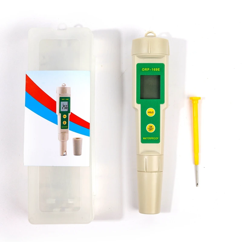 

Waterproof ORP Meter ± 1999mg/LmV Digital ORP/Redox Tester Hydroponics Swimming Pool Aquarium Water Quality Monitor Pen Tester