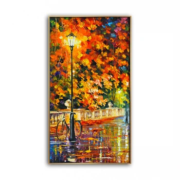 

Oil Painting 100% Hand painted Modern Linen canvas Knife painting colour Colorful scenery Home living room Decor Art 2020091601