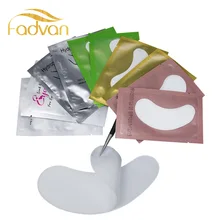 Fadvan, 50/100 пар, разноцветные накладки для ресниц, без ворса, бумажные накладки для наращивания ресниц, для наращивания ресниц под глазами, гелевая подкладка, бумага