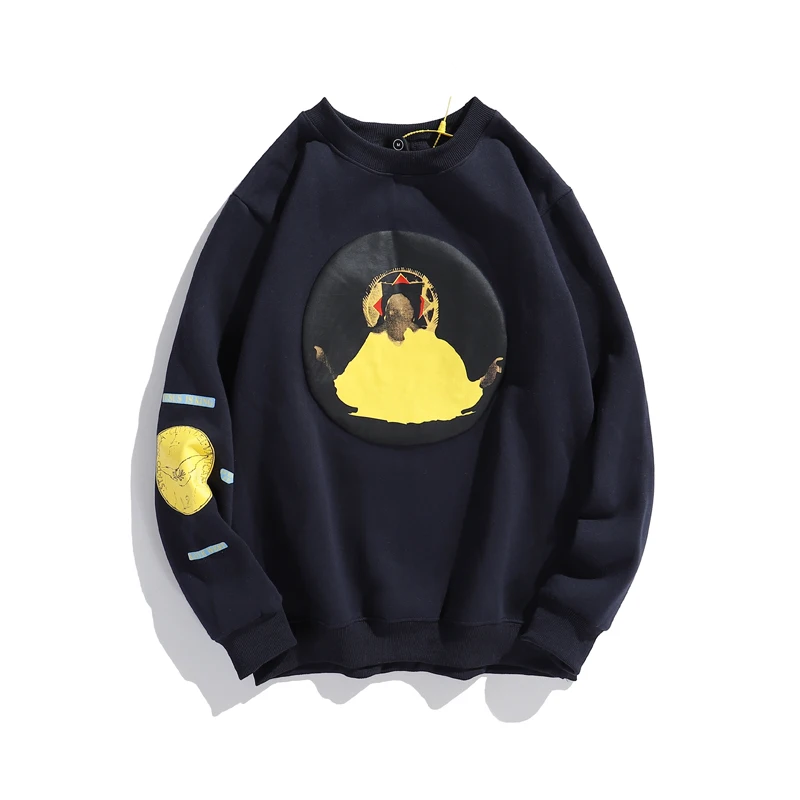 Kanye West Oversize High Street Hoodies Men and Women Stranger Things Loose Casual Sweatshirt HIp Hop Kendell Hoody 1