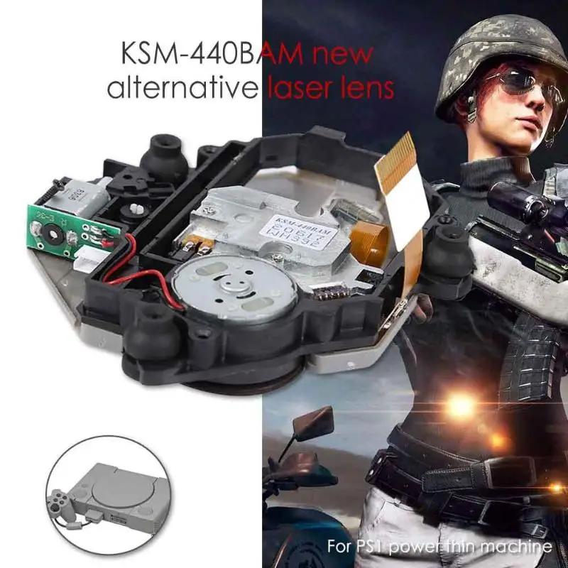 KSM-440BAM лазерная головка для sony PS1 KSM-440 линзы лазера, оптический привод полная сборка Замена для sony playstadi1