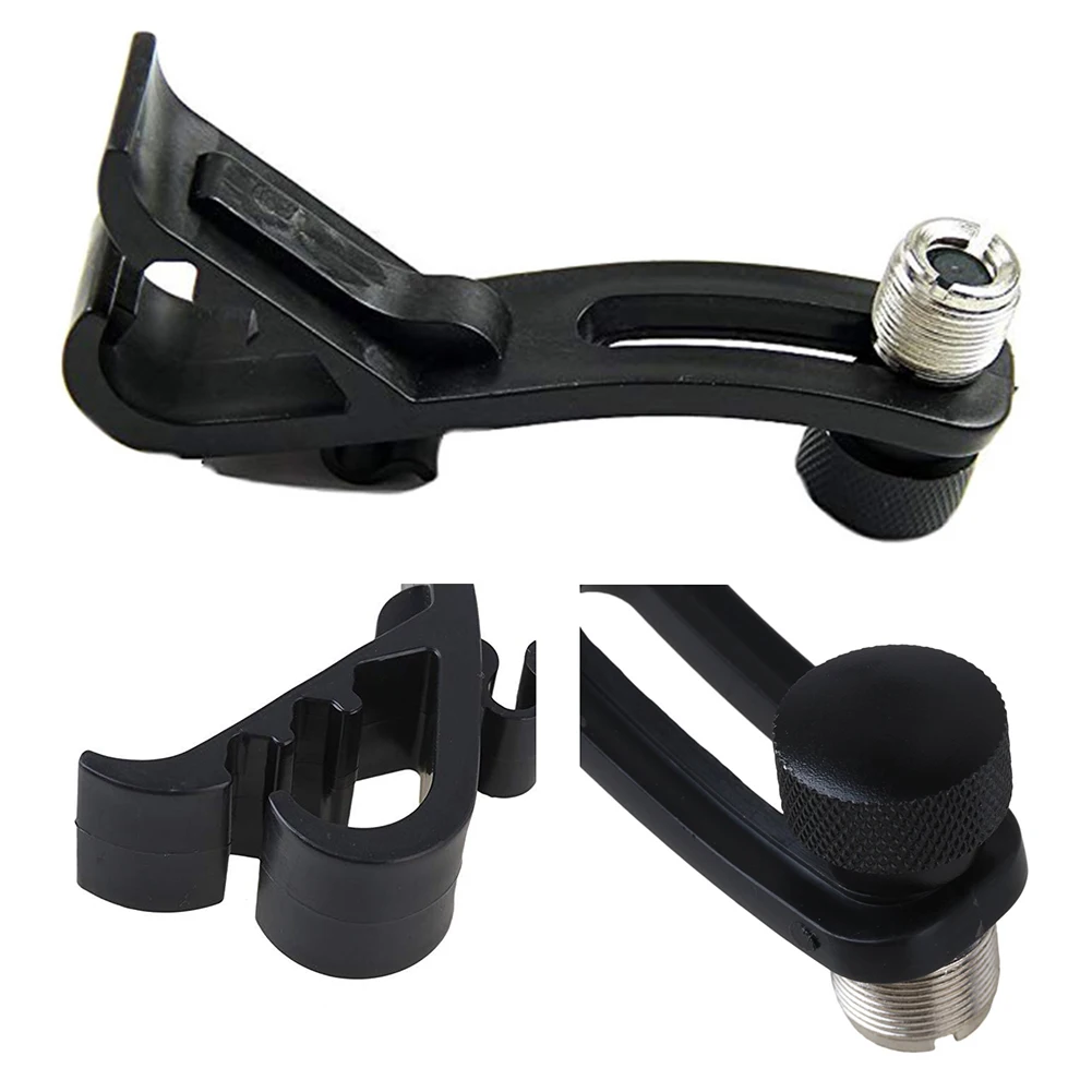 Accessories Shockproof Stand Stage Universal Tool Mount Drum Rim Clamp Holder Plastic Adjustable Mic Clip Musical Instrument