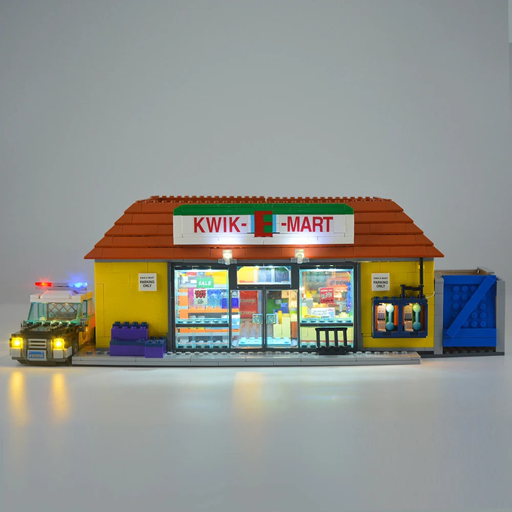 16004 Creator Cartoon Kwik-E-Mart House 2232 шт. 71016 модель уличного вида строительные Конструкторы кирпичи развивающие игрушки