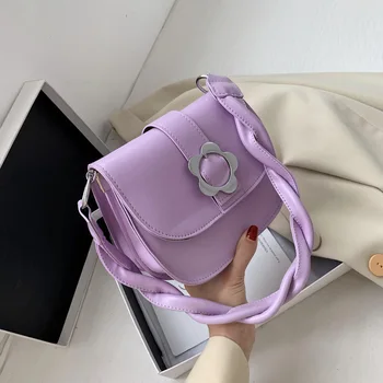 

2020 new female bag small bag new popular summer fashion saddle bag wild ins messenger bag double layer