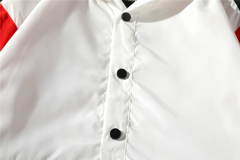 Flash Sale OLOME Mens Hooded Jackets New Patchwork Color Block Pullover Jacket Fashion Tracksuit Coat Man Hip Hop Streetwear Jacket Men