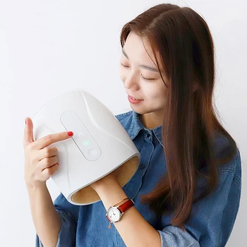 

Heated Hand Massager Physiotherapy Equipment Palm Massage Device Pressotherapy Apparatus Finger Massager Air Compression