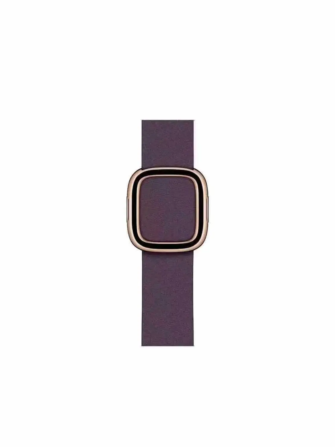 Eggplant purple Сменный Браслет из натуральной кожи 40 44 мм для Apple Watch band 5 современный стиль петля ремешок аксессуары для IWatch 38 42 мм 4 3 2 - Цвет ремешка: Eggplant purple