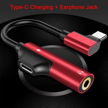 2 в 1 адаптер конвертер аксессуары для зарядки Aux аудио usb type C адаптеры для адаптера usb type C до 3,5 мм кабель для наушников